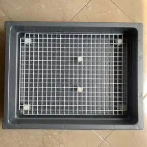 bandeja sanitaria para conejo