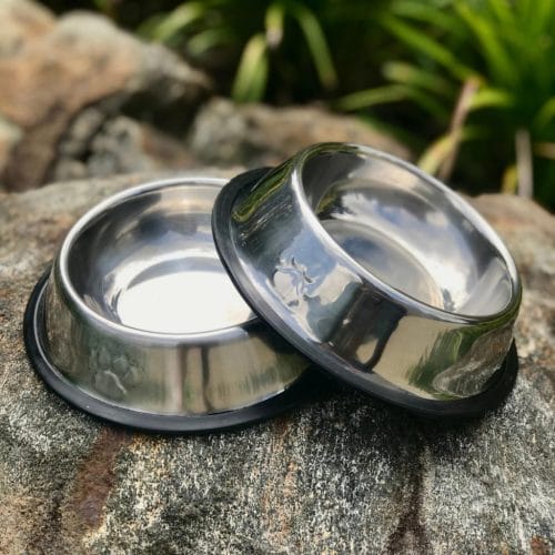 comedero para mascotas acero inoxidable