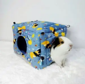 casita para cobayas, cama para cobayas