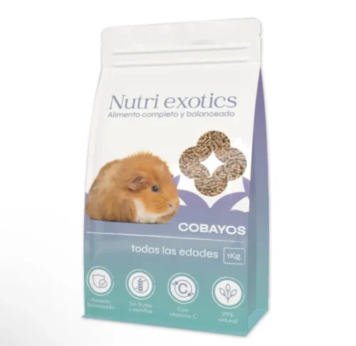 Alimento para cobayas, cobayos o conejillos de indias en Colombia: Nutri exotics la mejor calidad