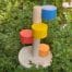 juguete de madera para hamsters escalera hogar